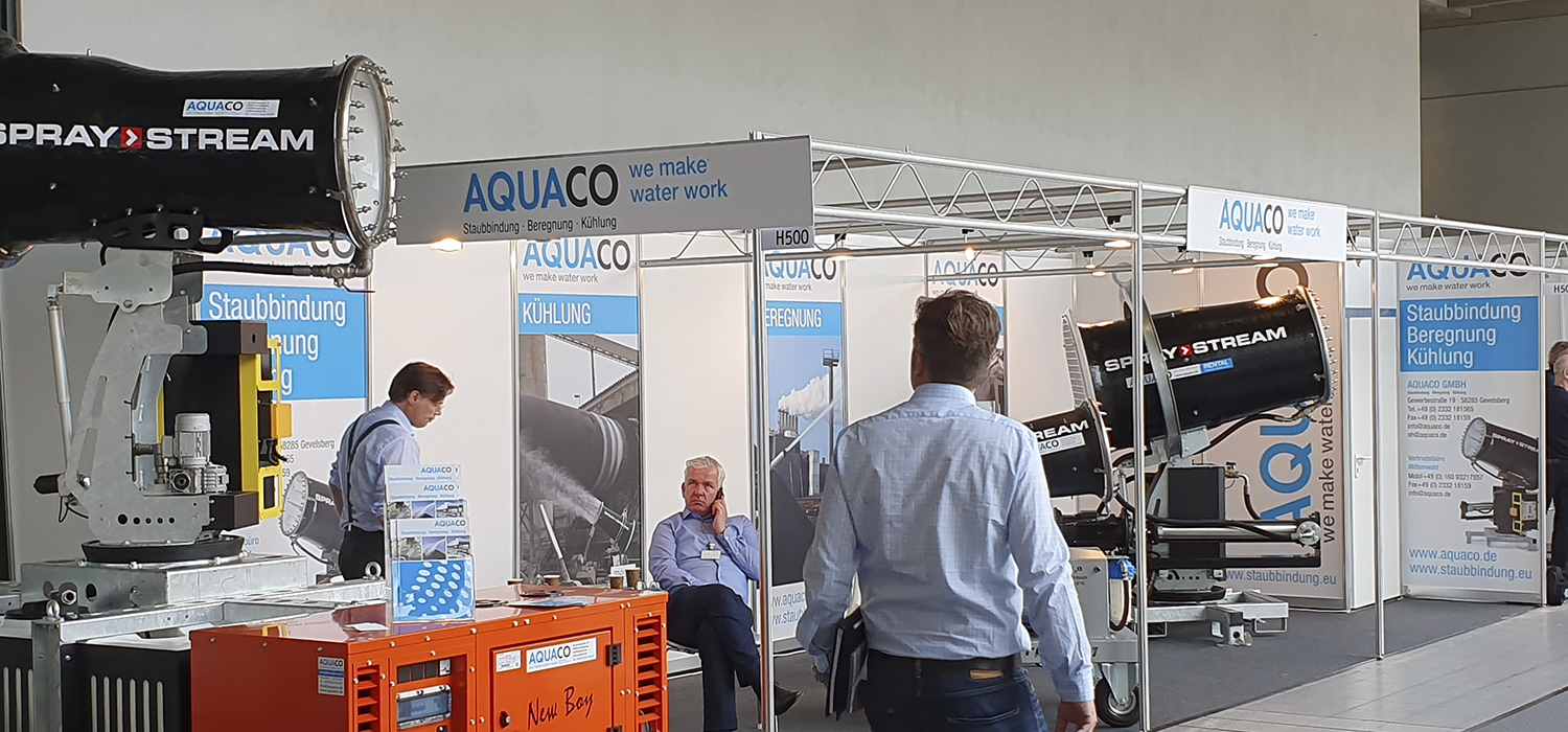 Messeteilname Recycling Aktiv 2019 AQUACO GmbH
